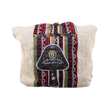 Load image into Gallery viewer, ThreadHeads Southwest Style Mushroom Patchwork Sling Bag front 2 - Down to Earth 

