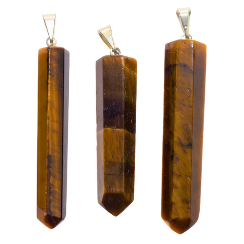 Tiger's Eye Point Pendant - Down To Earth