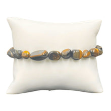 Load image into Gallery viewer, Tiger&#39;s Eye Tumbled Gemstone Bracelet - Down To Earth
