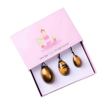 Load image into Gallery viewer, Tiger&#39;s Eye 3pc Yoni Egg Set - Down To Earth
