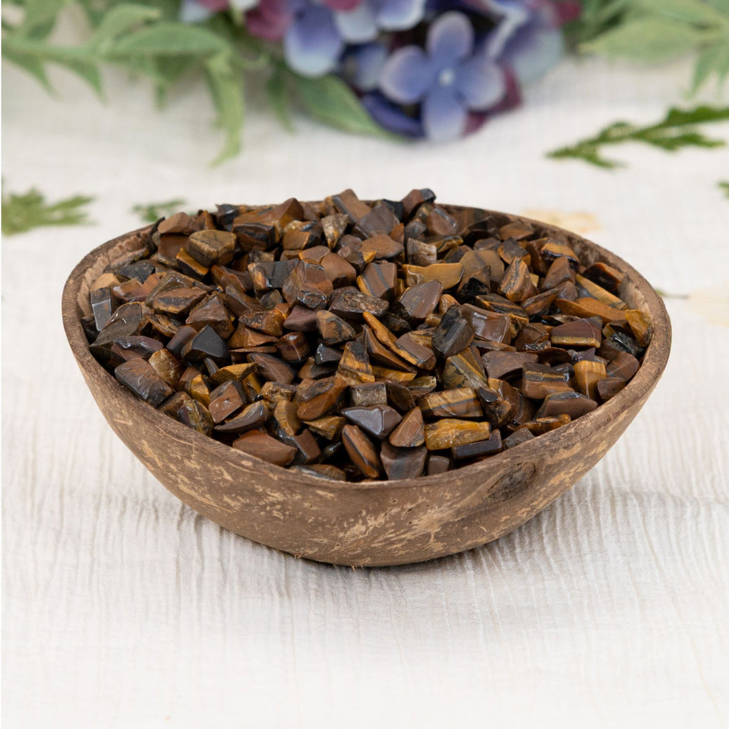 Tiger's Eye Crystal Chips - Down to Earth
