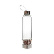 Tigers Eye Crystal Chip Water Bottle - Down To Earth