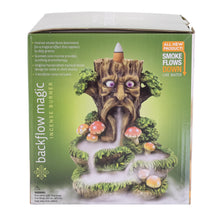 Load image into Gallery viewer, Tree Backflow Magic Incense Burner Packaging side facing on a white background - Down To Earth
