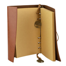 Load image into Gallery viewer, Tree of Life Journal Open Notebook White Background - Down To Earth
