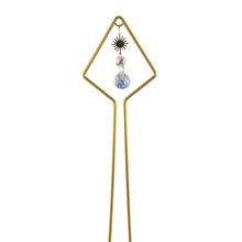 Load image into Gallery viewer, Trellis Arrow metal Gold with White Background - Down To Earth
