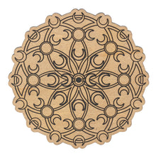 Load image into Gallery viewer, Triple Moon Crystal Grid top-down front side displayed on a white background - Down To Earth
