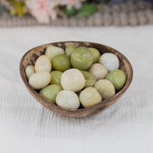 Load image into Gallery viewer, New Jade tumbled in a bowl - Down to Earth 
