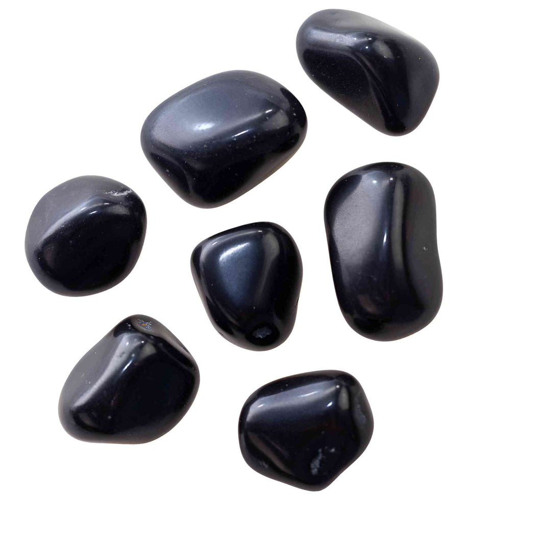 Tumbled Black Tourmaline Crystals - Down To Earth