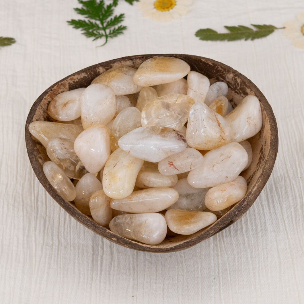 Wholesale Tumbled Crystal Citrine 1lb. - Down To Earth