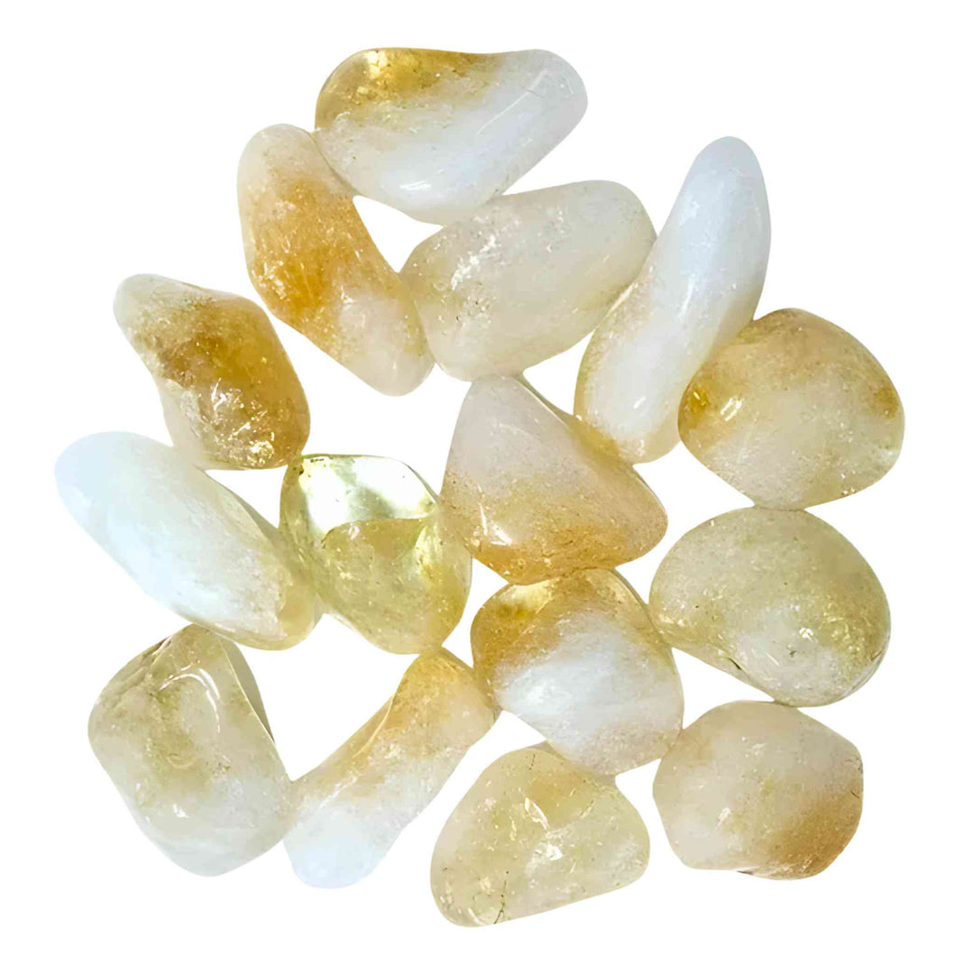 Tumbled Citrine Crystals - Down to Earth