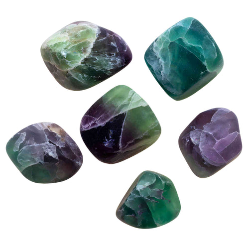 Tumbled Fluorite Crystals - Down To Earth