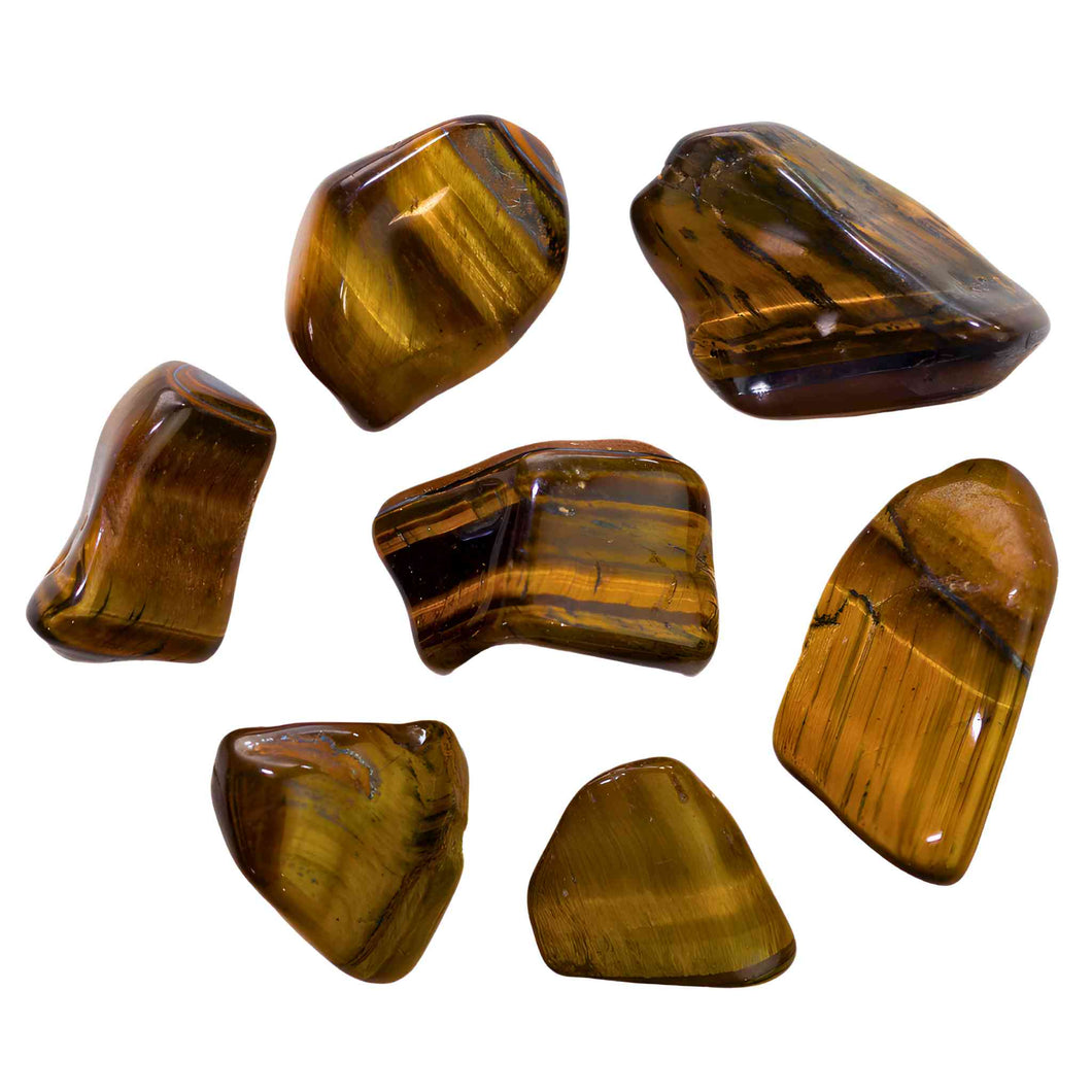 Tumbled Gold Tiger's Eye Crystal - Down To Earth