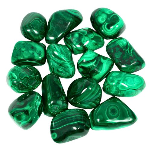 Tumbled Malachite Crystals - Down To Earth