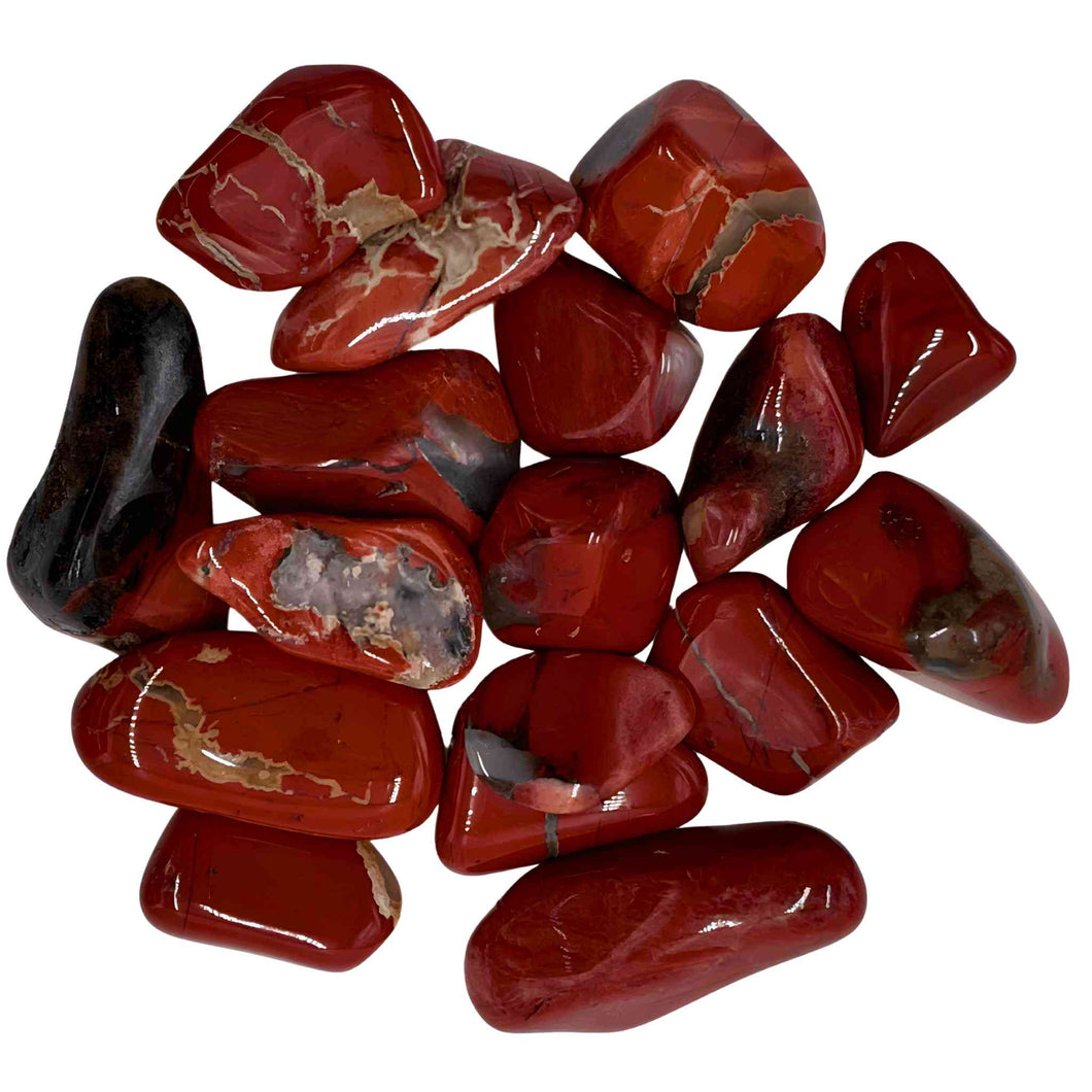 Tumbled Red Jasper Crystals - Down To Earth