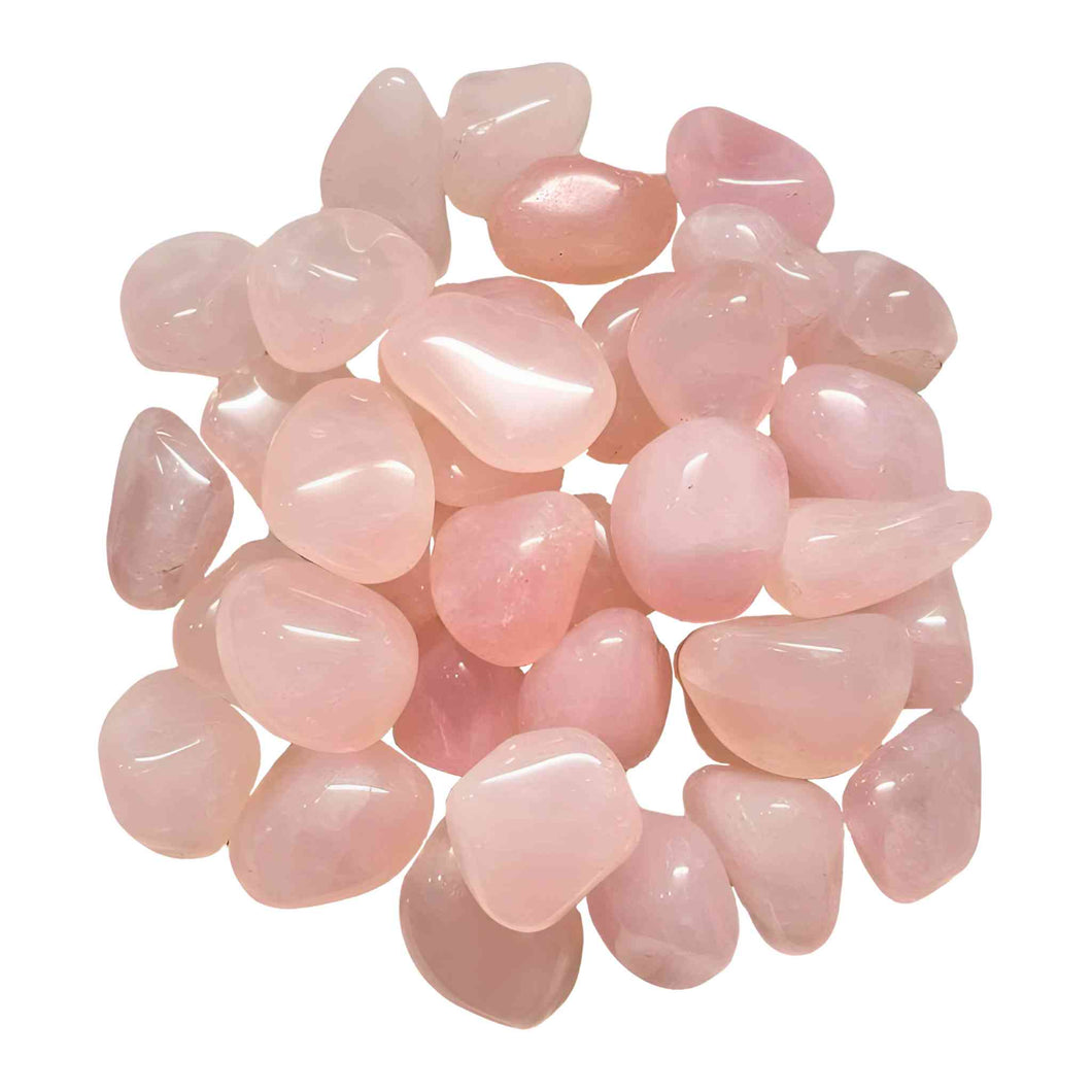 Tumbled Rose Quartz Crystals - Down to Earth