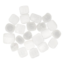 Load image into Gallery viewer, Tumbled Selenite displayed on a white background - Down to Earth
