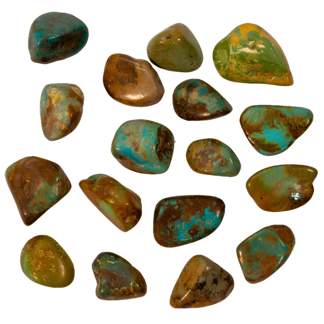 Tumbled Turquoise Crystals - Down to Earth