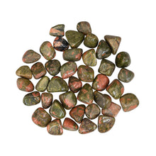 Load image into Gallery viewer, Tumbled Unakite studio photo - Down to Earth
