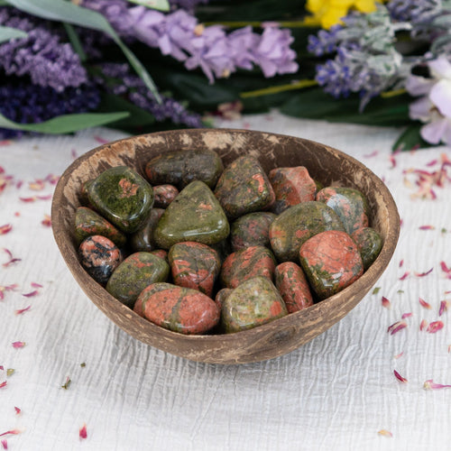 Tumbled Unakite styled photo - Down to Earth