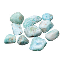 Load image into Gallery viewer, Tumbled Larimar Healing Crystal - Down To Earth
