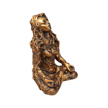 Load image into Gallery viewer, Veronese Goddess Gaia Statue Front Side sitting in lotus position - Down To Earth
