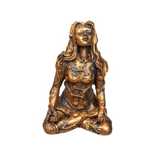 Load image into Gallery viewer, Veronese Goddess Gaia Statue Front sitting in lotus position - Down To Earth
