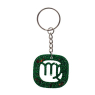 Virgo Zodiac Resin Keychain - Down To Earth