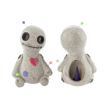 Load image into Gallery viewer, Voodoo Doll Incense Burner group photo on a white background - Down to Earth 
