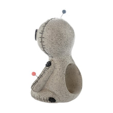 Load image into Gallery viewer, Voodoo Doll Incense Burner photo on a white background slight back facing - Down to Earth 
