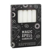 Load image into Gallery viewer, White Happiness Spell Candles - Down To Earth
