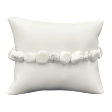 Load image into Gallery viewer, White Howlite Tumbled Gemstone Bracelet - Down To Earth
