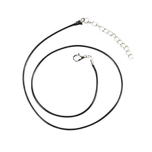 Load image into Gallery viewer, Wholesale Black Waxed Cord With Clasp - Down To Earth

