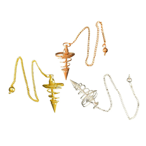 Wholesale Group of Metal Spiral Pendulums - Down To Earth