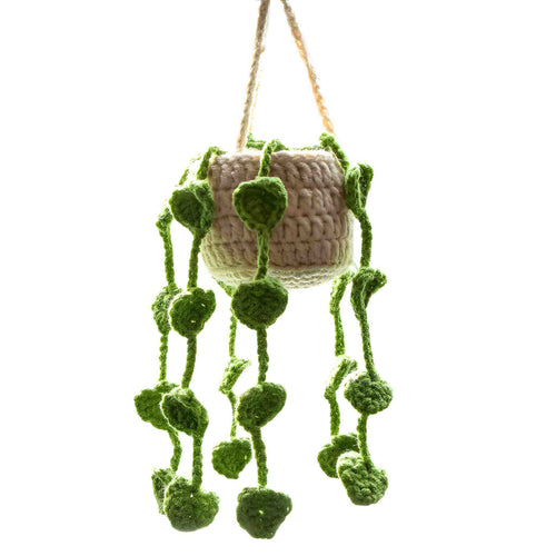 Wholesale Plant Crochet Hanging Basket - Down To Earth