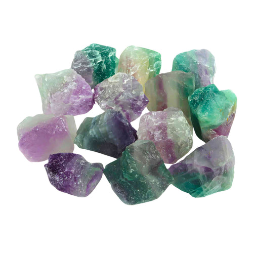 Wholesale 1lb. Raw Fluorite Crystals - Down To Earth