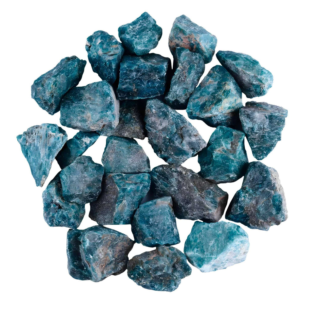 Raw Blue Apatite Healing Crystals - Down To Earth