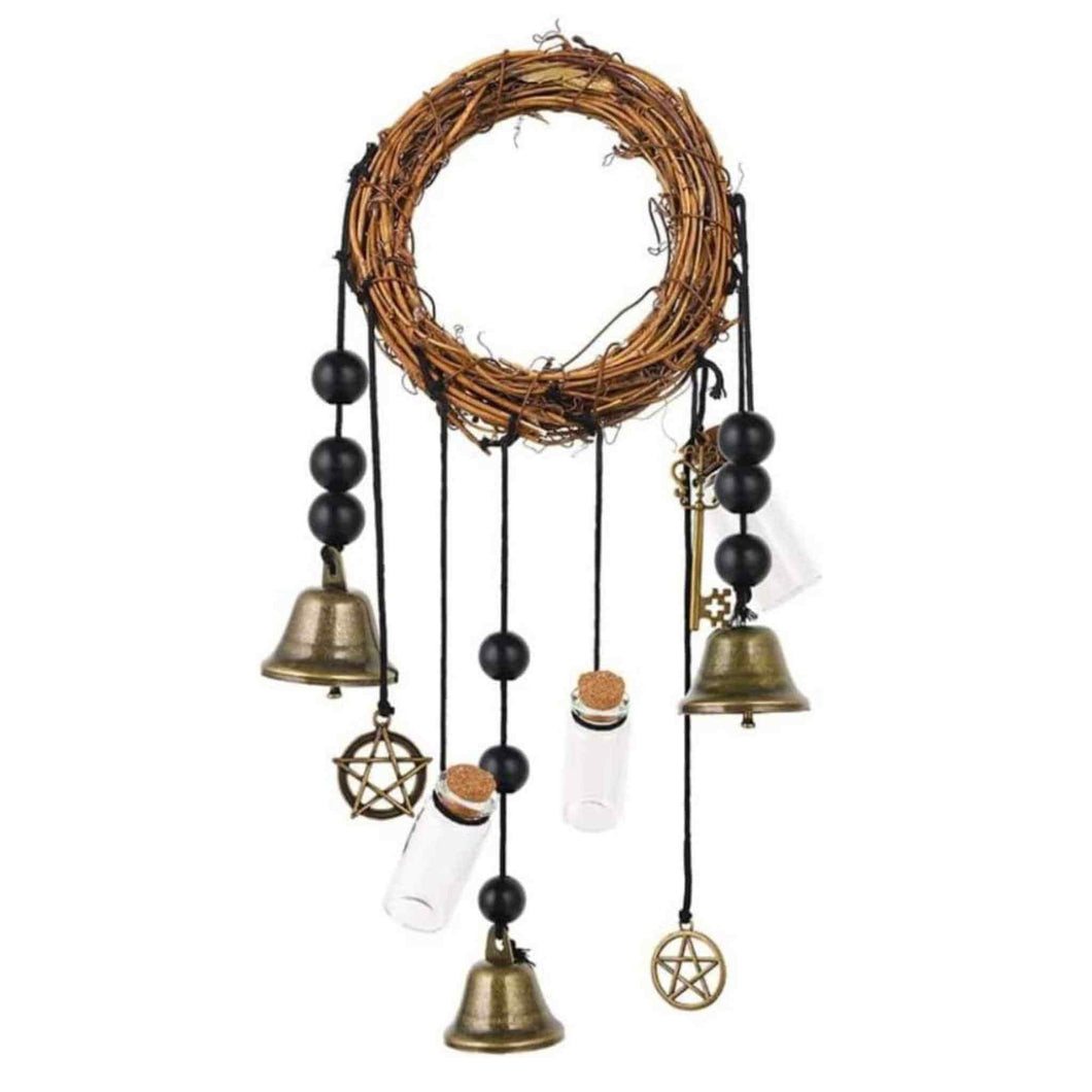 Protection Witch Bells Wreath - Down To Earth