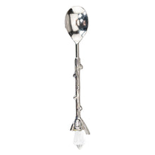 Load image into Gallery viewer, Witch Herb Spoon silver on a white background - Down to Earth
