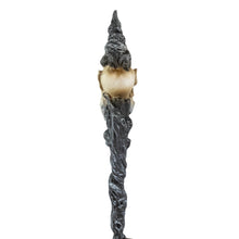 Load image into Gallery viewer, Wizard Skull Magic Wand back picture with white background - Down To Earth
