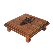 Load image into Gallery viewer, Wood Altar table Goddess 4x4 - Down To Earth
