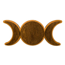 Load image into Gallery viewer, Wood Triple Moon Wall Decor - Down To Earth

