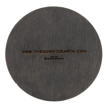Load image into Gallery viewer, Wooden Triple Moon Pendulum Board Brown back side displayed on a white background - Down To Earth

