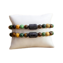 Load image into Gallery viewer, Aries Zodiac Adjustable Beaded Bracelet - Down To Earth
