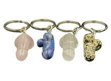 Load image into Gallery viewer, Crystal Phallus Keychain - Down To Earth Co.
