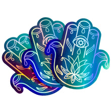 Load image into Gallery viewer, Hamsa Holographic Stickers - Down To Earth
