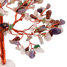 Load image into Gallery viewer, &quot;Close-up of a Mixed Crystal Chip Tree on a white background,&quot; - Down to Earth.
