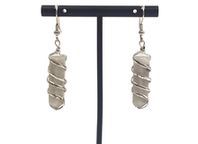 Load image into Gallery viewer, Silver Wire Wrapped Crystal Earrings - Down To Earth Co.
