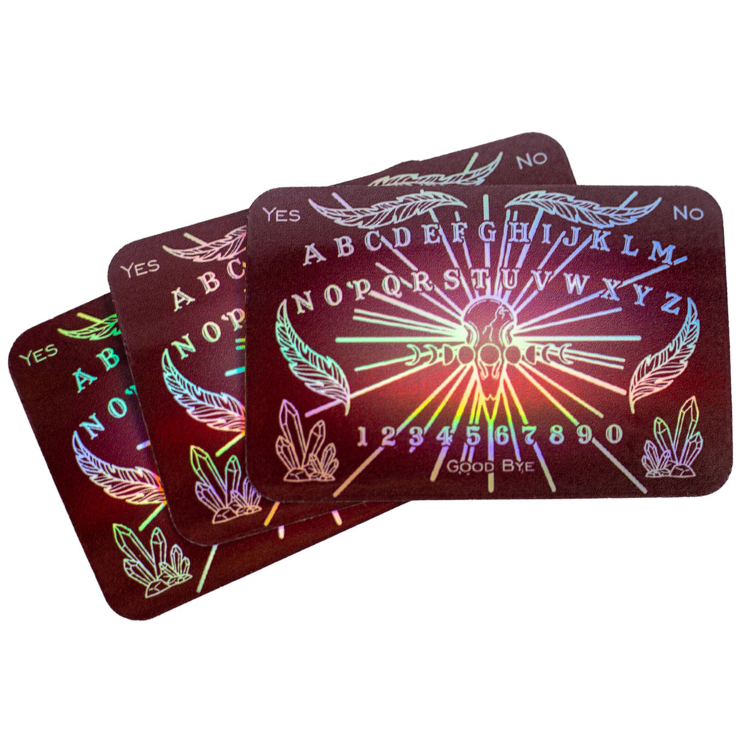 Crown & Crystal Spirit Board Spirit Board Holographic Stickers - Down To Earth