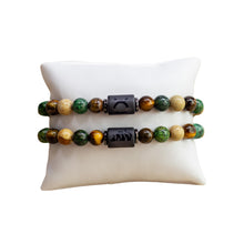 Load image into Gallery viewer, Taurus Zodiac Adjustable Beaded Bracelet - Down To Earth
